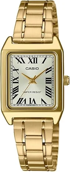 Casio rectangular gold-tone watch from the supplied Amazon listing